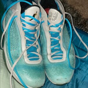 Jordan 2011 Warrior Pack Orion blue High-Top Basketball Sneakers